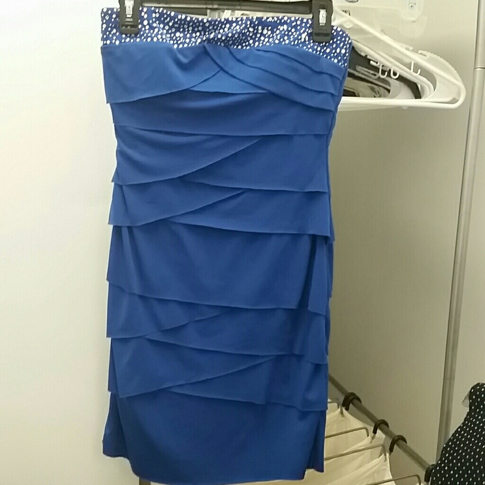 Blue dress